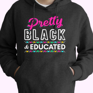 Pretty Black And Educated Black African 80s Oversized Hoodie.jpeg