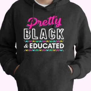 Pretty Black And Educated Black African 80s Oversized Hoodie.jpeg