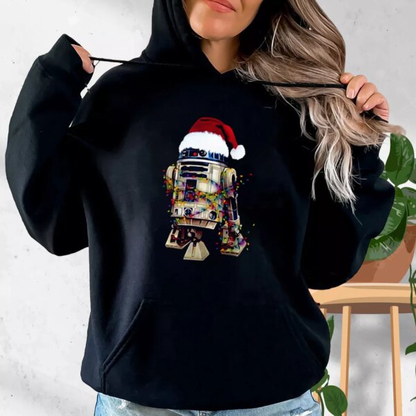 R2D2 Christmas Lights Hoodie Xmas Outfits