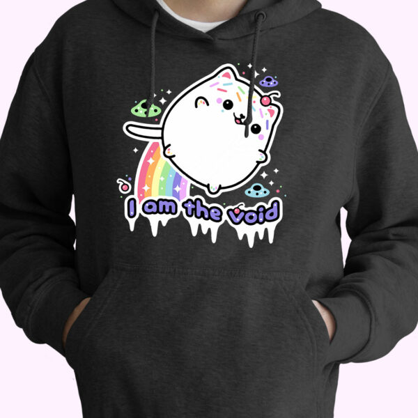Rainbow Cat I Am The Void Cute Hoodie