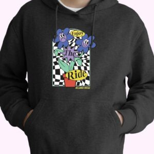 Reclaimed Enjoy The Ride Vintage 80s Style 70s Basic Hoodie