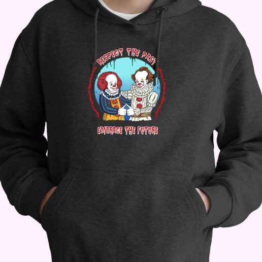Respect The Past Embrace The Future 70s Basic Hoodie Respect The Past Embrace The Future 70s Basic Hoodie