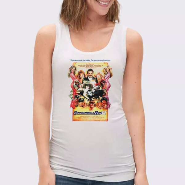 Retro Classic CANNONBALL RUN 2 1984 Summer Tank Top