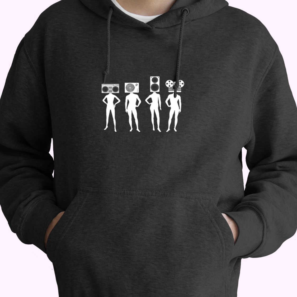Retro Music Head Essential Hoodie Retro Music Head Essential Hoodie