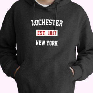 Rochester Est 1817 New York Vintage Hoodie 4