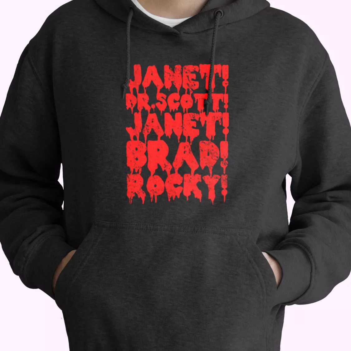 Rocky Horror Janet Dr Scott Janet Brad Rocky Fashionable Hoodie Rocky Horror Janet Dr Scott Janet Brad Rocky Fashionable Hoodie