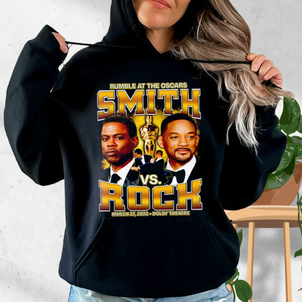 Rumble At The Oscars Smith Vs Rock Funny Hoodie Streetwear