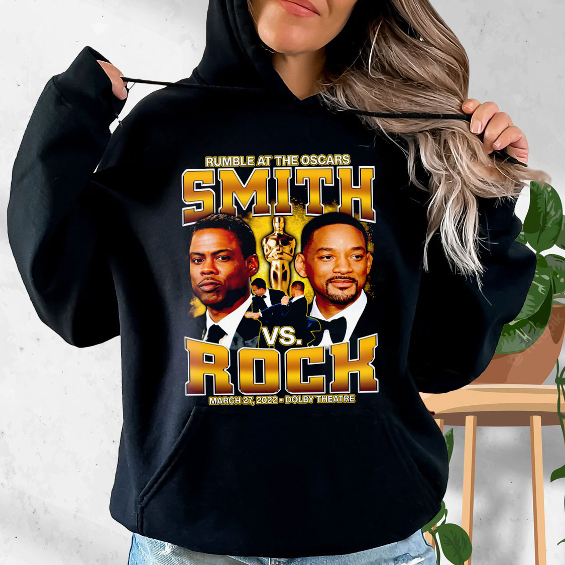 Rumble At The Oscars Smith Vs Rock Funny Hoodie Streetwear Rumble At The Oscars Smith Vs Rock Funny Hoodie Streetwear