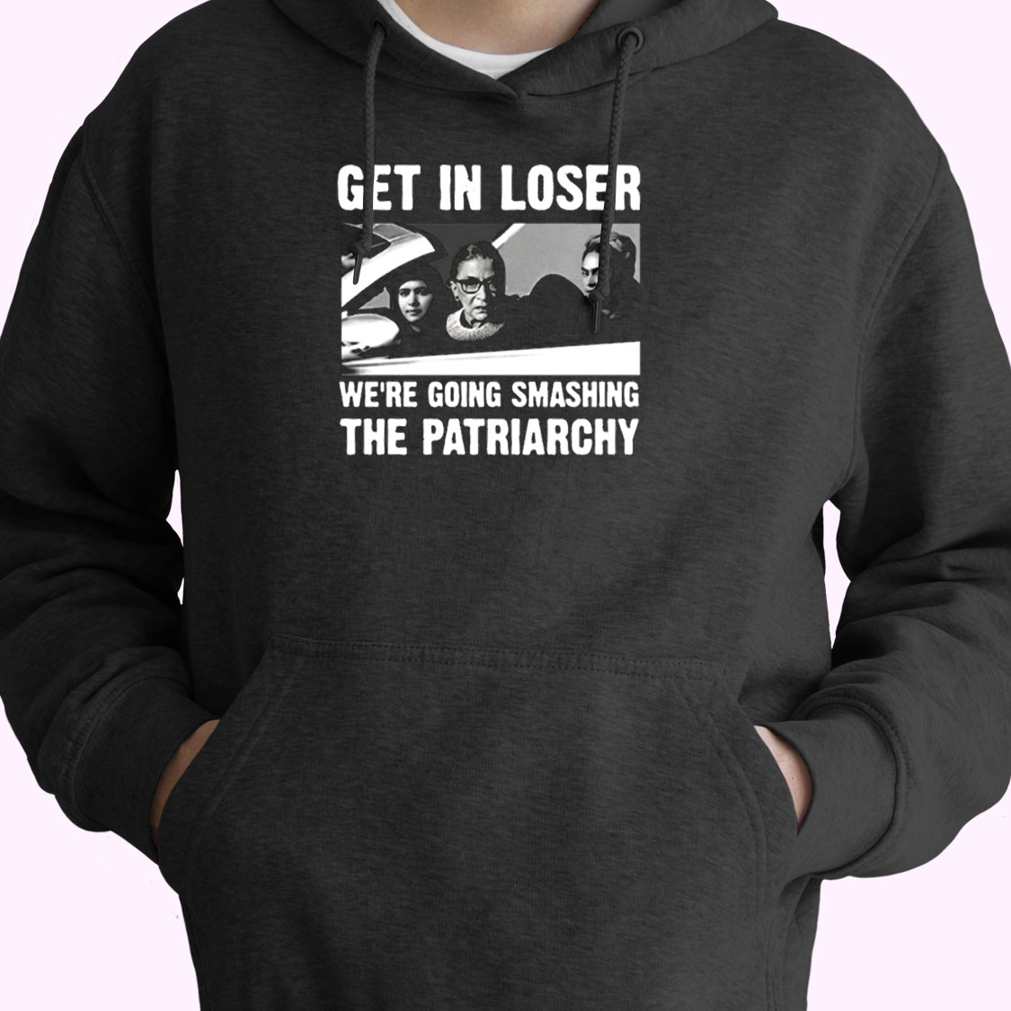 Ruth Bader Ginsburg Get In Loser Essential Hoodie Ruth Bader Ginsburg Get In Loser Essential Hoodie