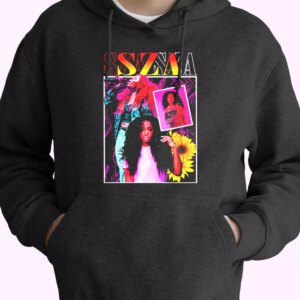 SZA Girl Rapper 90s Bootleg Retro Trendy Hoodie