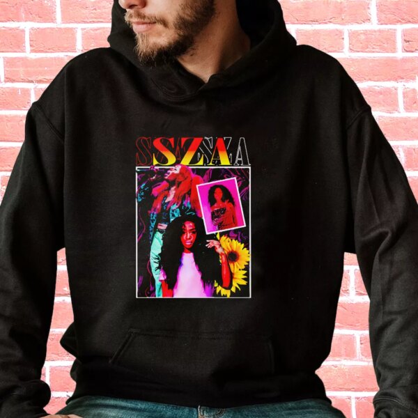 SZA Girl Rapper 90s Bootleg Retro Trendy Hoodie