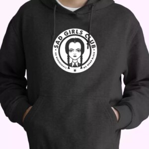 Sad Girls Club Wednesday Addams Trendy Hoodie 4