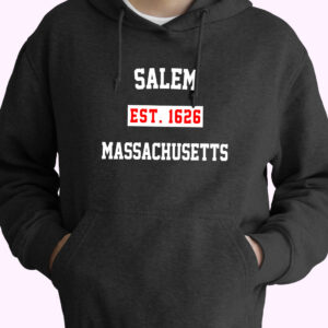 Salem Est 1626 Massachusetts Vintage Hoodie