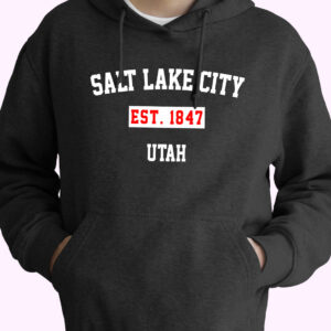 Salt Lake City Est 1847 Utah Vintage Hoodie