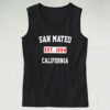 San Mateo Est 1894 California Tank Top