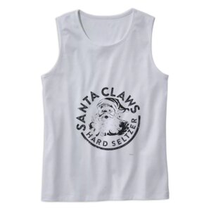 Santa Claus Hard Seltzer Gym Christmas Tank Top