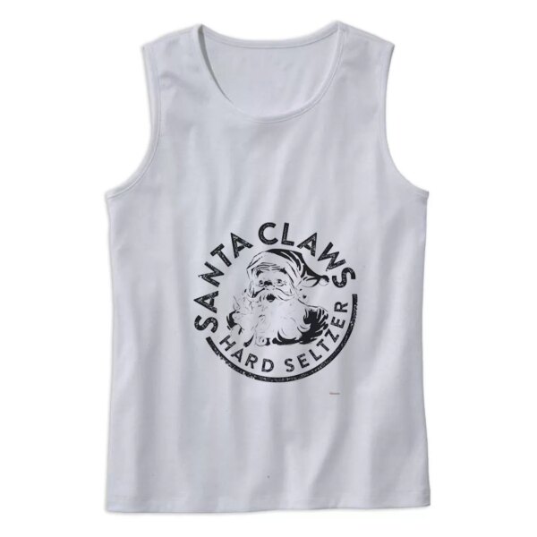 Santa Claus Hard Seltzer Gym Christmas Tank Top