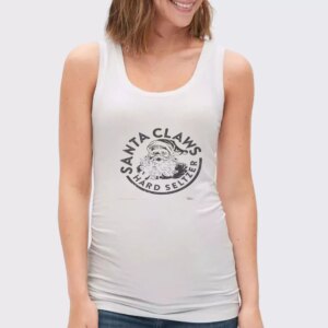 Santa Claus Hard Seltzer Gym Christmas Tank Top