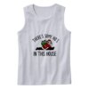 Santa There Is Some Ho’s In This House Gym Christmas Tank Top
