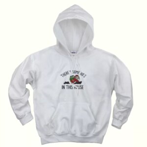 Santa There Is Some Hos In This House Ugly Christmas Hoodie 4