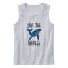 Save The Whales Earth Day Tank Top