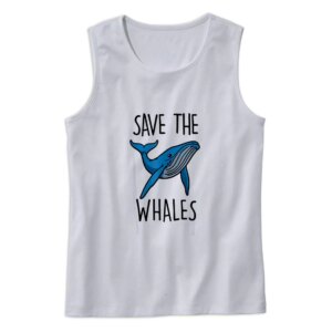 Save The Whales Earth Day Tank Top
