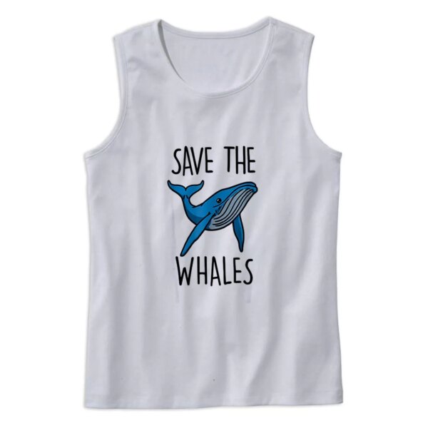 Save The Whales Earth Day Tank Top