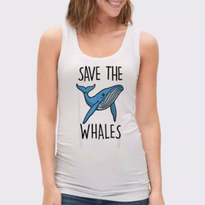 Save The Whales Earth Day Tank Top