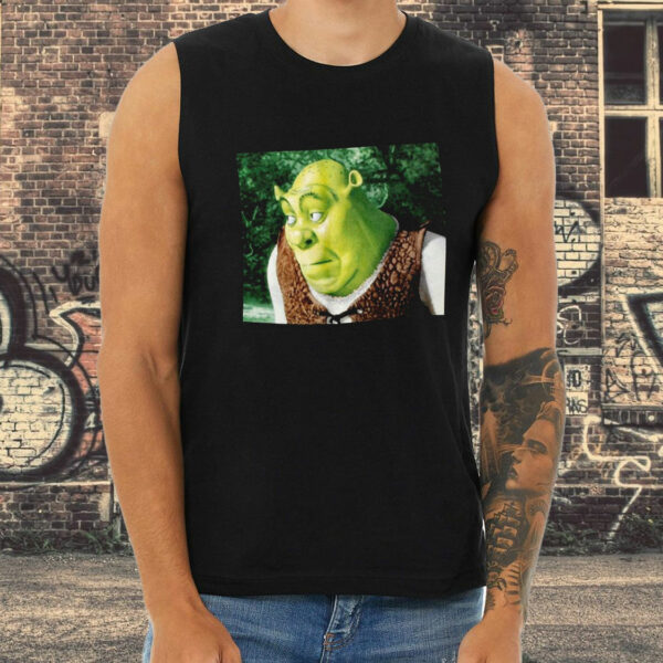 Shrek Bored Meme Funny Tank Top