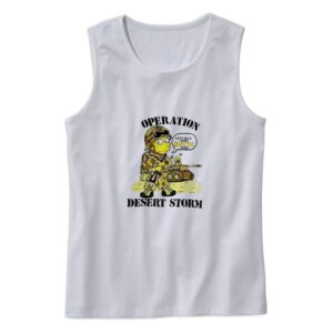 Simpsons Bart Operation Desert Storm Summer Tank Top
