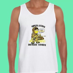 Simpsons Bart Operation Desert Storm Summer Tank Top