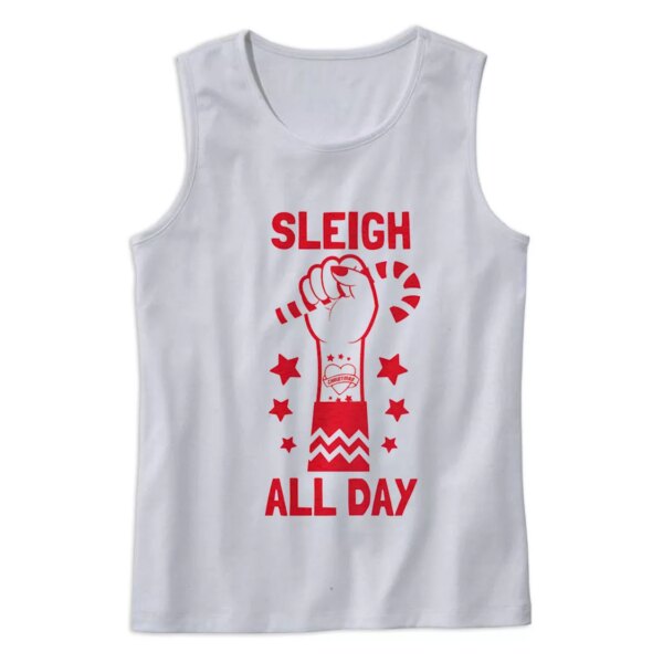 Sleigh All Day Gym Christmas Tank Top