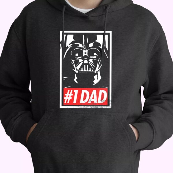 Star Wars Darth Vader Number 1 Dad Propaganda Hoodie Father Day Gift