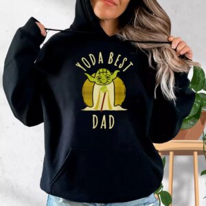 Star Wars Yoda Best Dad Hoodie Father Day Gift