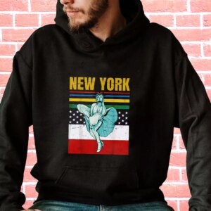 Statue Of Liberty New York Retro America Old Hoodie Veterans Day 3