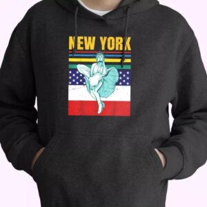 Statue Of Liberty New York Retro America Old Hoodie Veterans Day 4