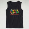 Super Daddio Mario Style Dad Gym Tank Top