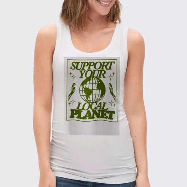 Support Your Local Planet Earth Day Tank Top