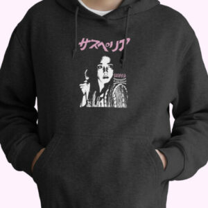Suspiria Vintage Style Black Hoodie Design