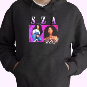 Sza CTRL Retro Vintage Hip Hop Trendy Hoodie