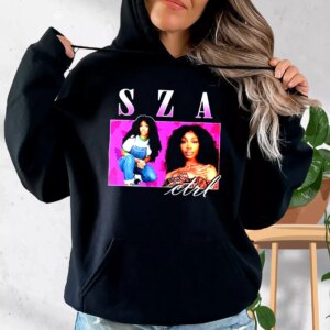 Sza CTRL Retro Vintage Hip Hop Trendy Hoodie