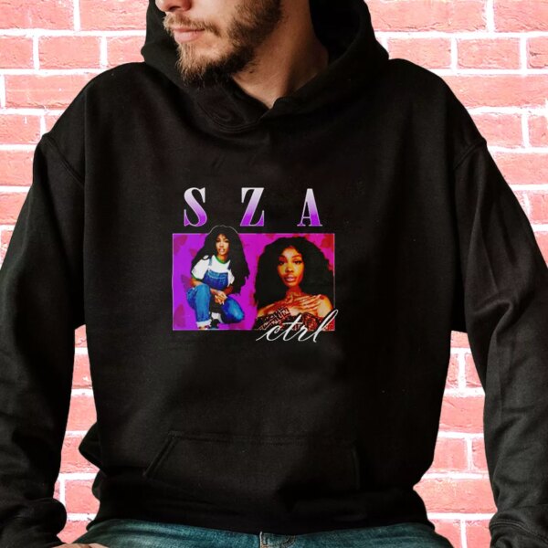 Sza CTRL Retro Vintage Hip Hop Trendy Hoodie