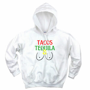 Tacos Tequila And Titties Aesthetic Graphic Hoodie
