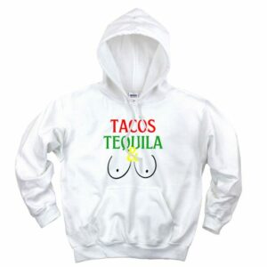 Tacos Tequila And Titties Aesthetic Graphic Hoodie