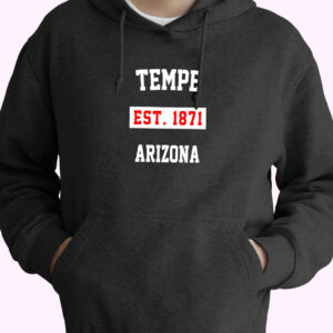 Tempe Est 1871 Arizona Vintage Hoodie