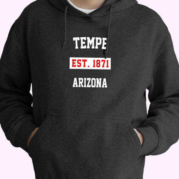Tempe Est 1871 Arizona Vintage Hoodie