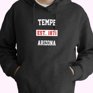 Tempe Est 1871 Arizona Vintage Hoodie 4