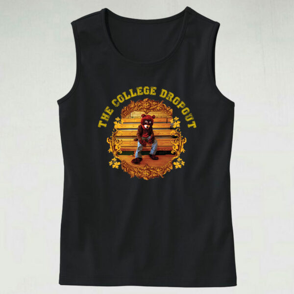 The College Dropout Kanye West 70s Tank Top Style