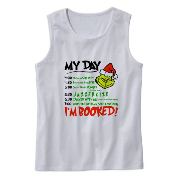 The Grinch Christmas Schedule Gym Christmas Tank Top