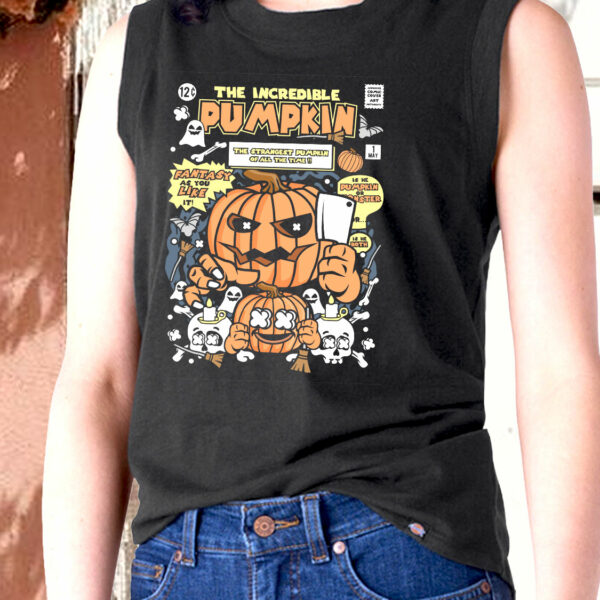 The Incredible Pumpkin Graphic Tank Top